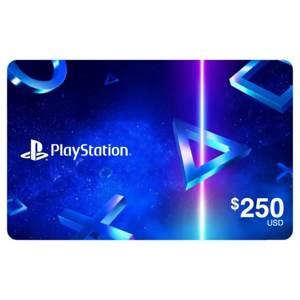 $250 PlayStation Gift Card – Add Funds to PSN Wallet for Game Downloads