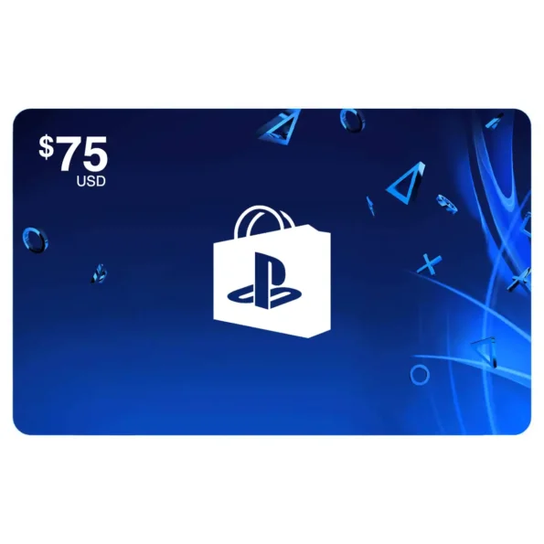 PlayStation Network $75 Gift Card – Digital Credit for Games, Add-ons, and DLC